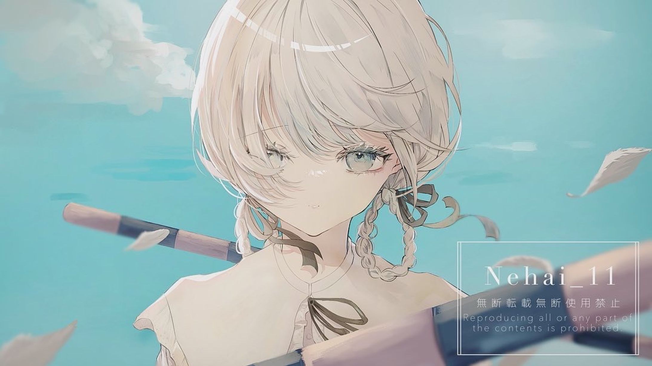 少女レイ/cover白藍おと サムネイル、MVイラスト-1