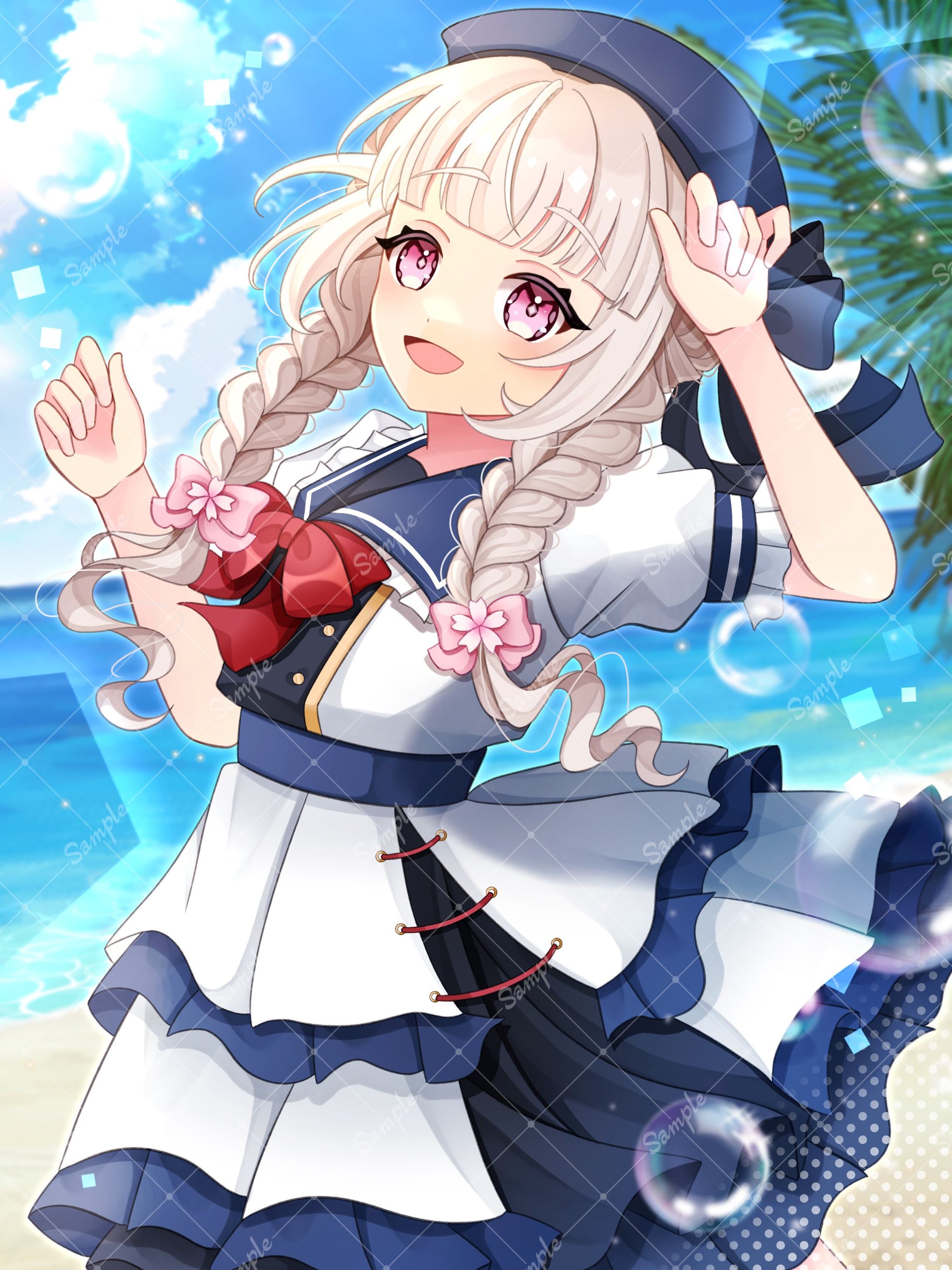 櫻羽とこ様 夏イラスト-1