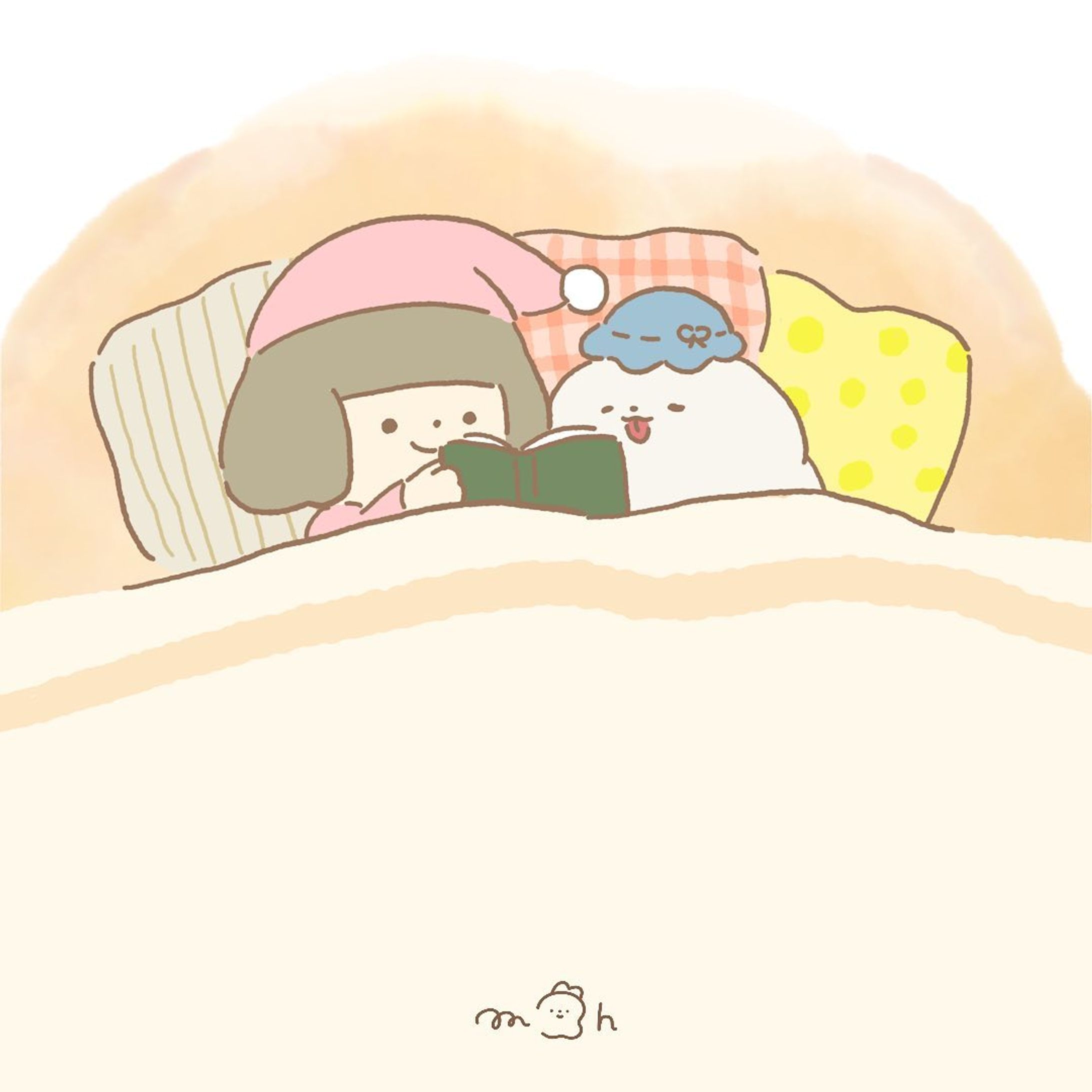 眠る前のおはなし

#illustration  #イラスト #ほのぼの #イラストレーション　#イラスト　#いらすとぐらむ　#イラストグラム　#ゆるいイラスト #일러스트-1