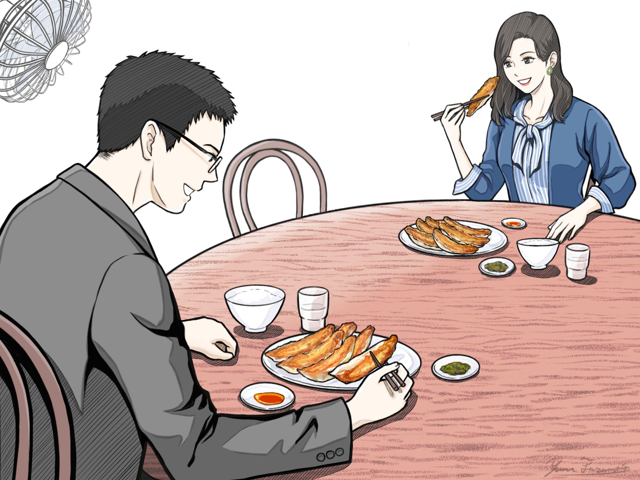 【works】あえてひとりで挑戦したい、銀座・天龍の巨大餃子-1