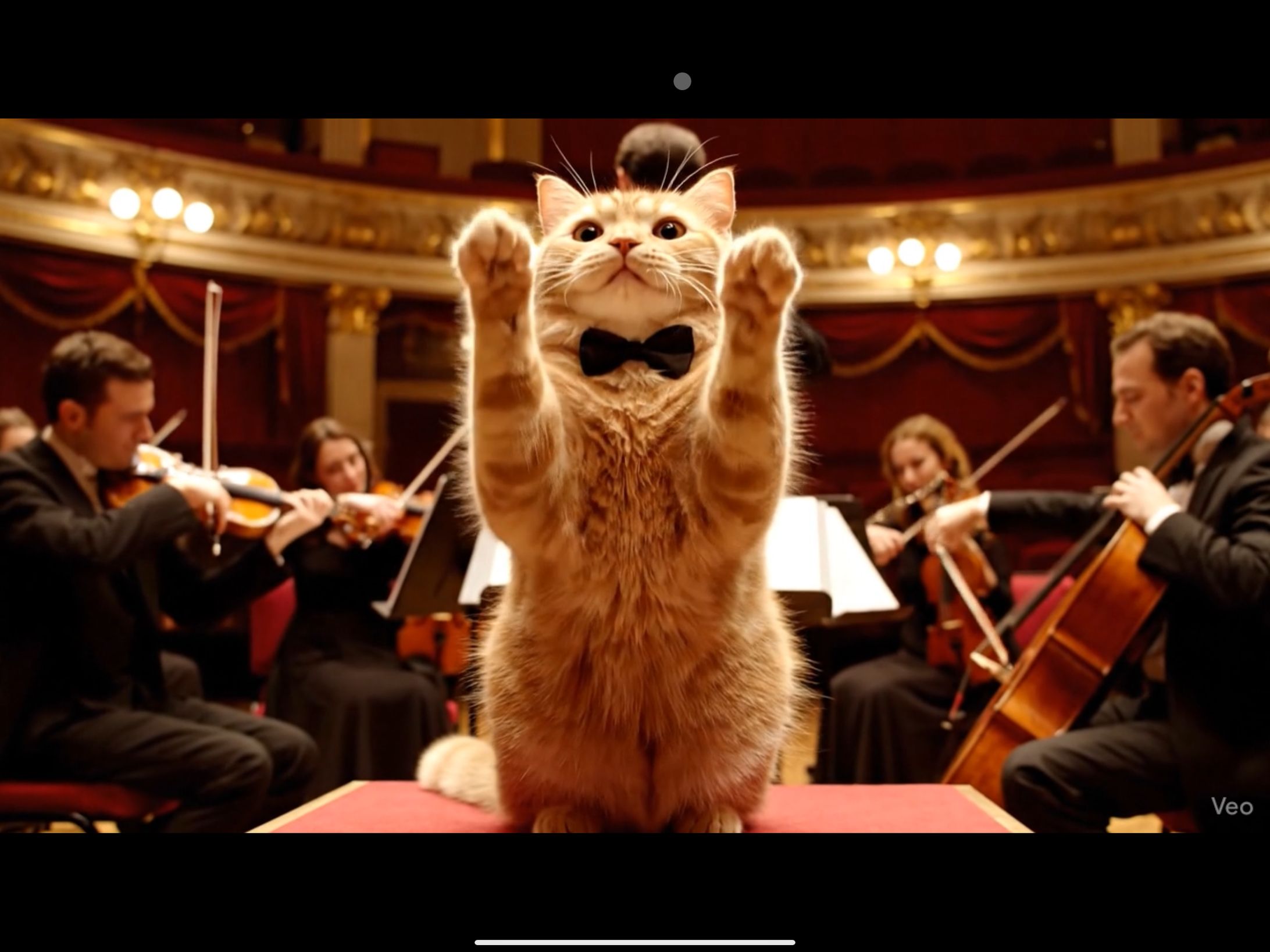 VEO3 AI生成動画（猫）-1