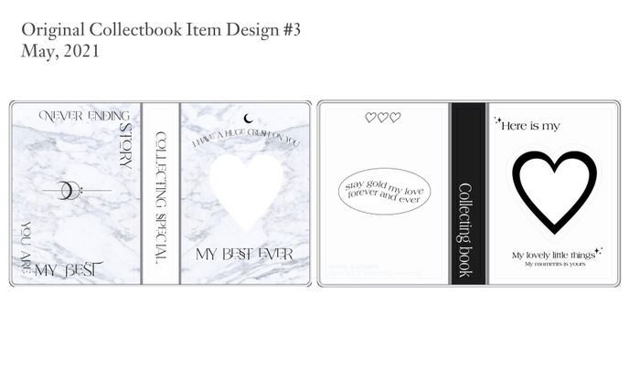 Original Collectbook 表紙・裏表紙 デザイン
