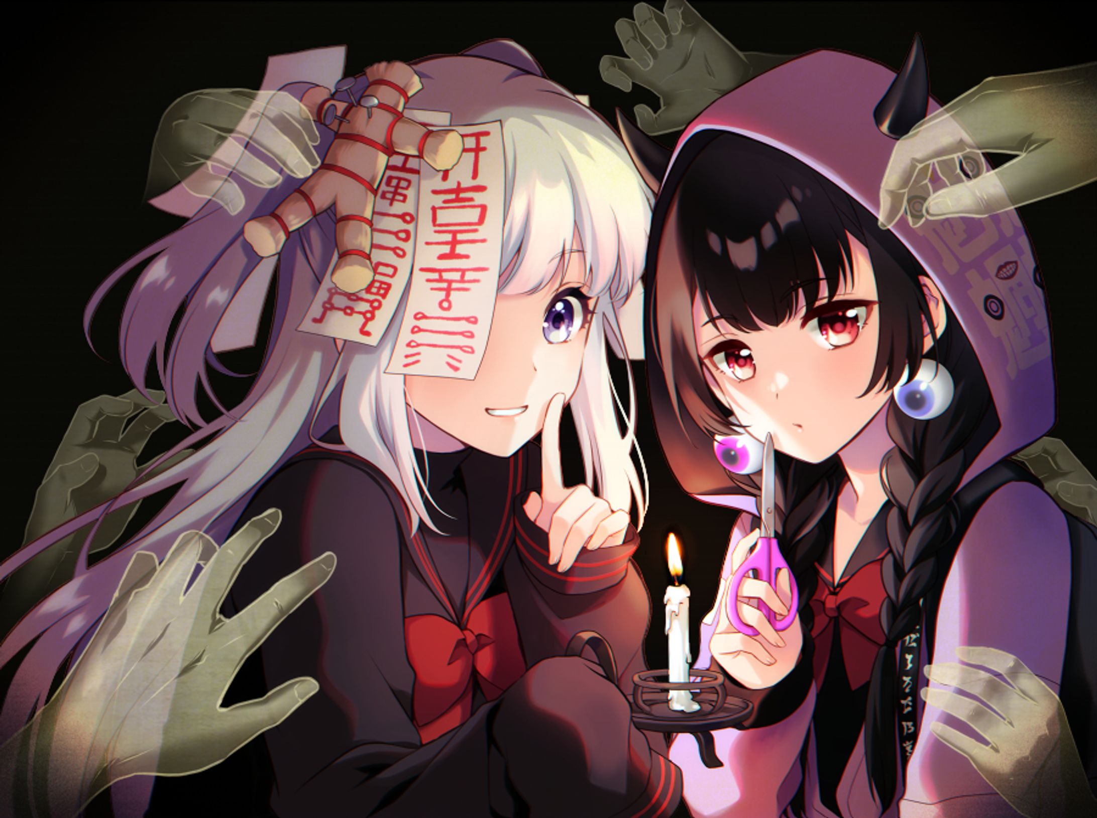 怪談vtuberのろいちゃん＆くだんちゃん-1