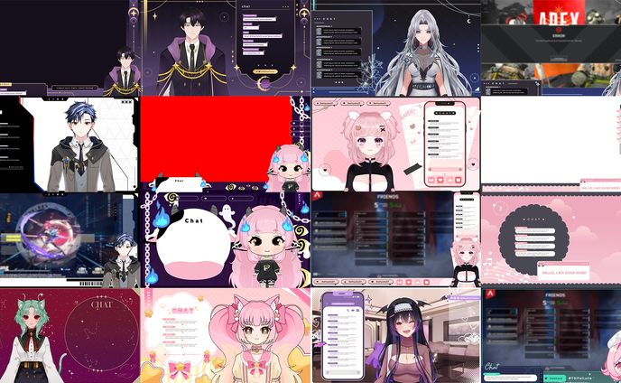 series、stream graphic