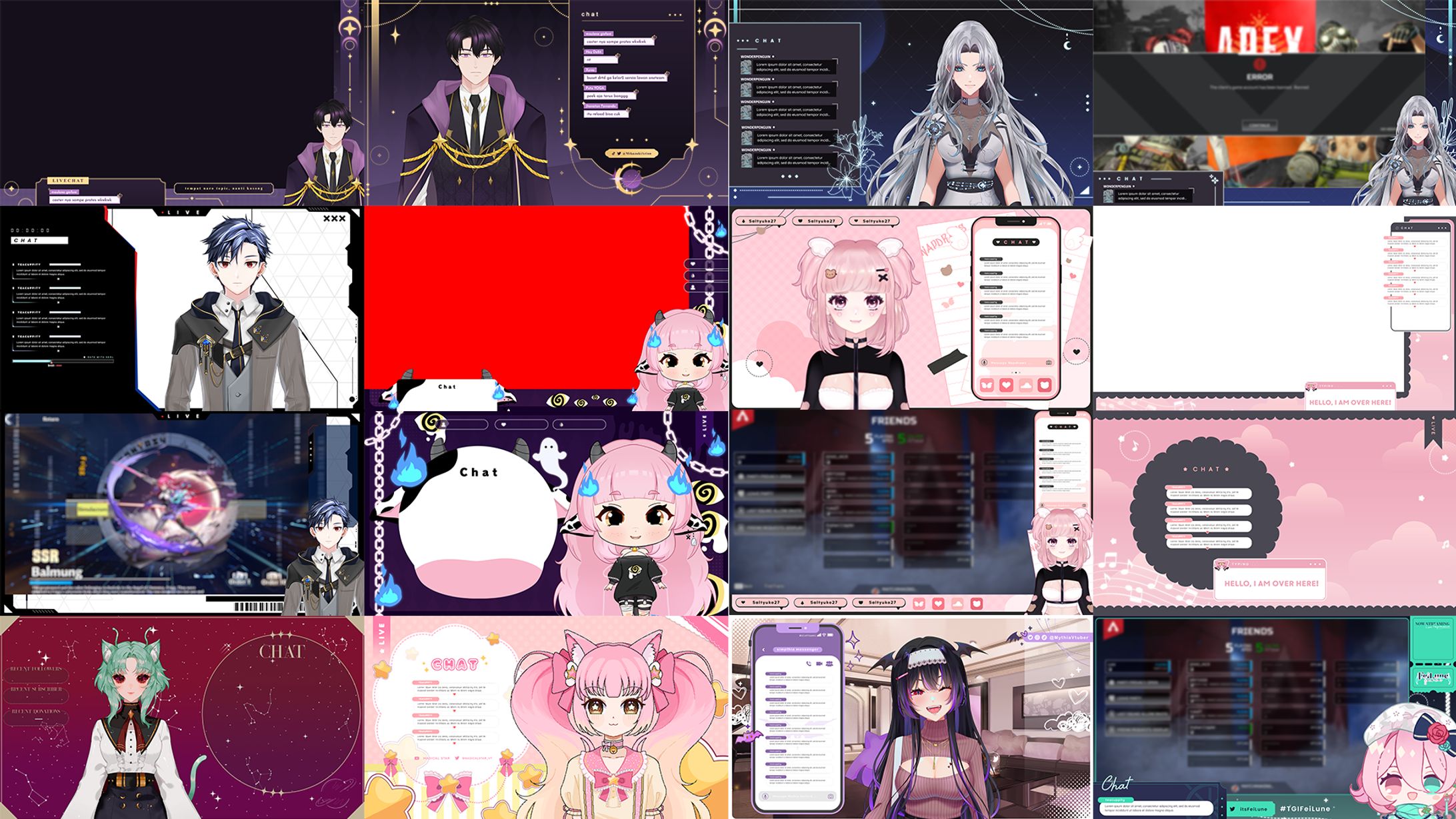 Various Stream Graphics-1