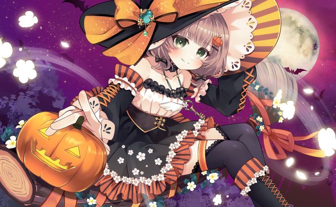 風薙はの様 ハロウィン一枚絵