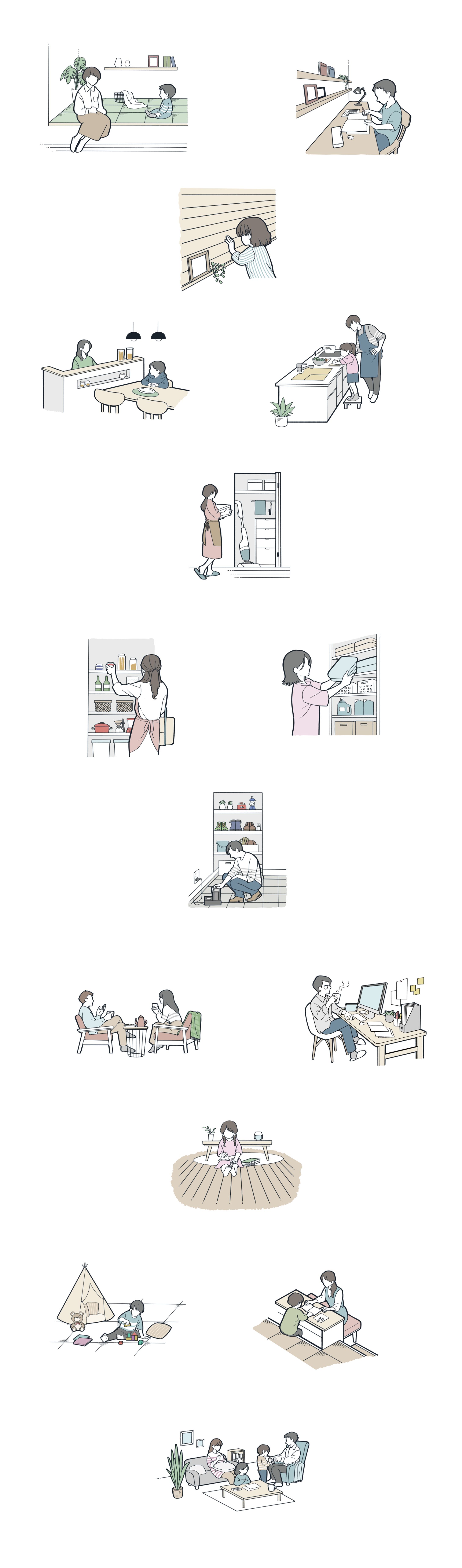 暮らしイラスト-1