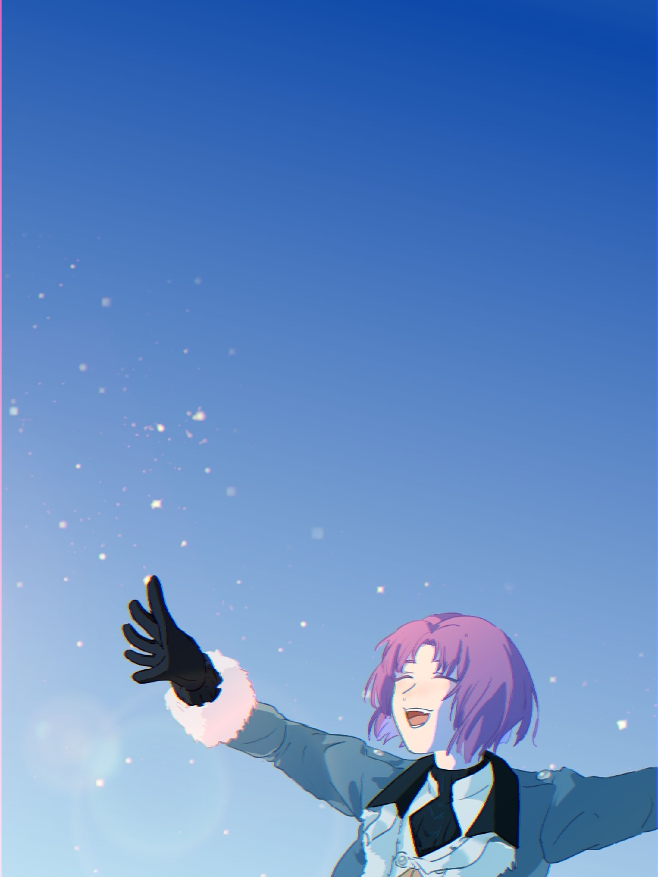 晴天の雪国-1