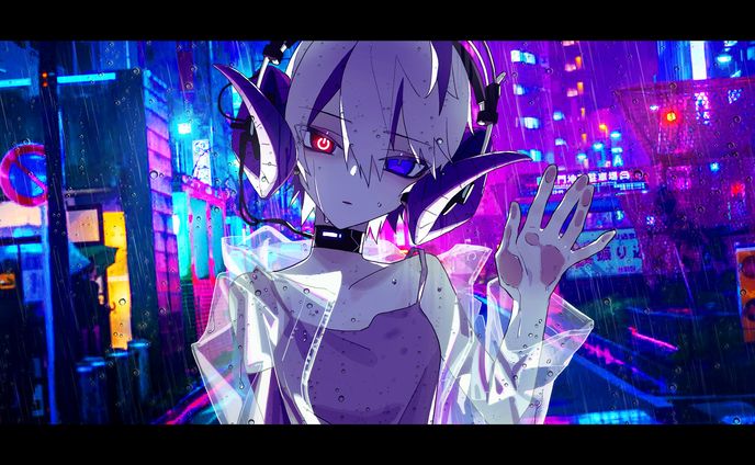 オリジナル楽曲「レプリカント」イラスト