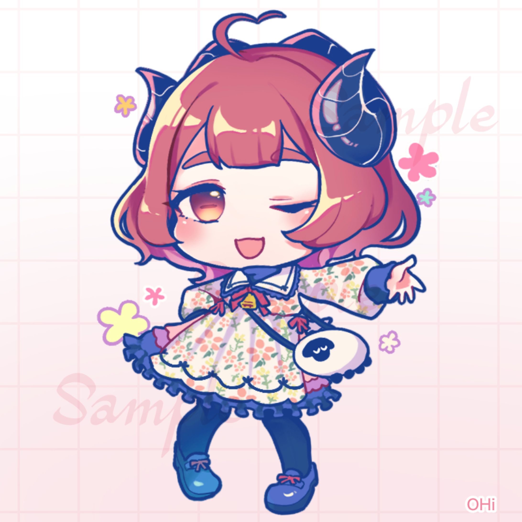 ミニキャライラスト（OHi）-1
