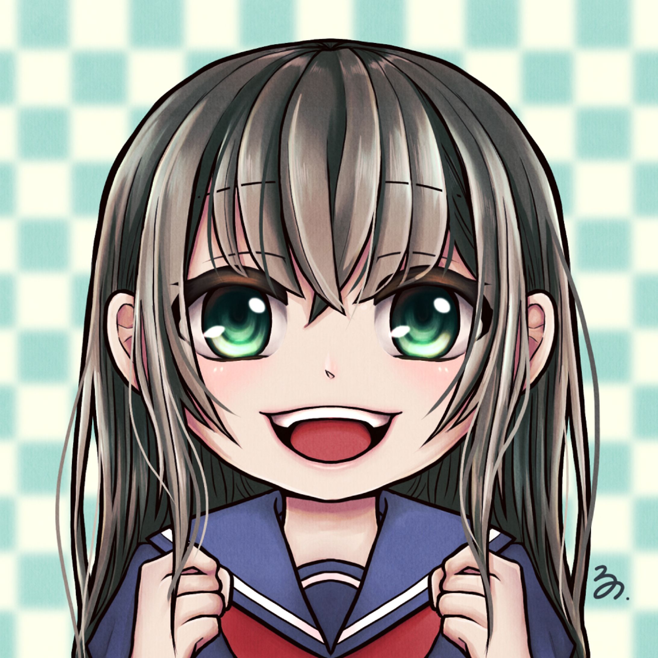 セーラー服の女の子-1