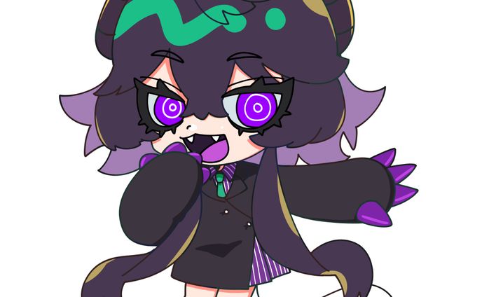 黒世カフカ_SDキャラ_2枚