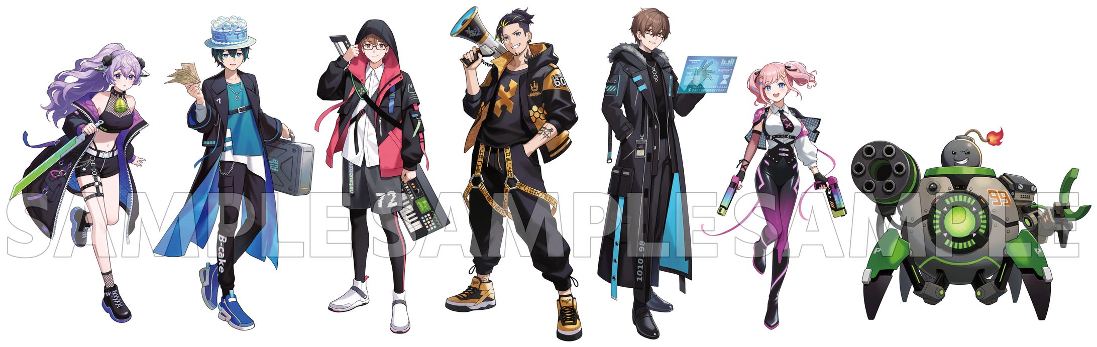 ラウンドワンコラボイラスト-1