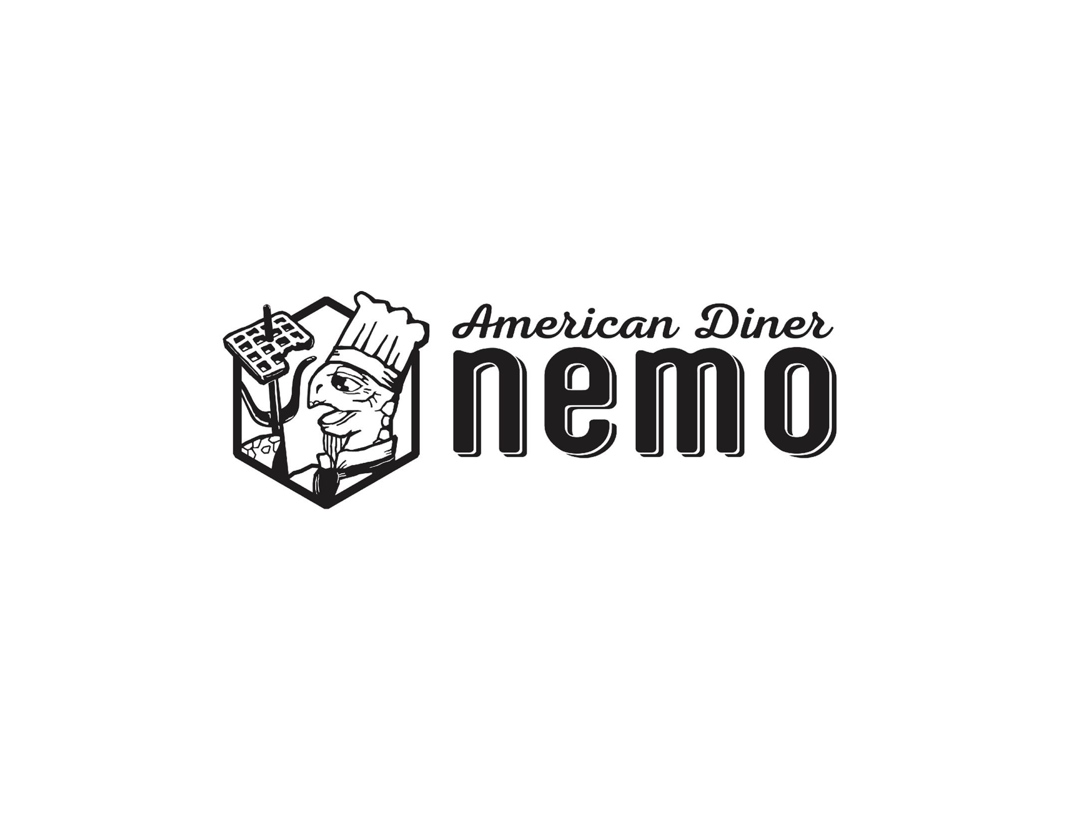 アメリカンダイナー nemo ロゴデザイン-1