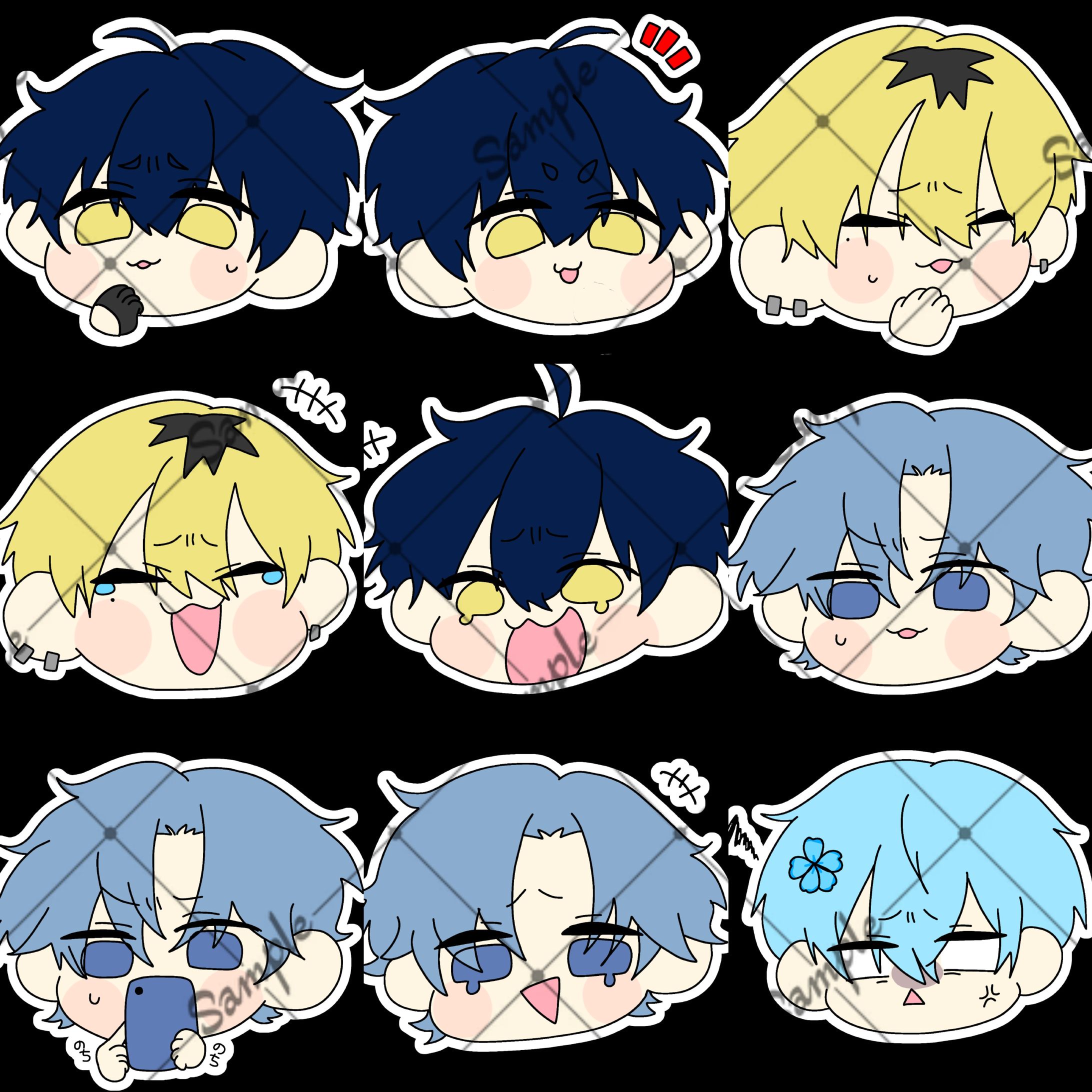 衣織梵さん/アオイカーメンさん/釣鐘シュンさん/左京さんFA-1