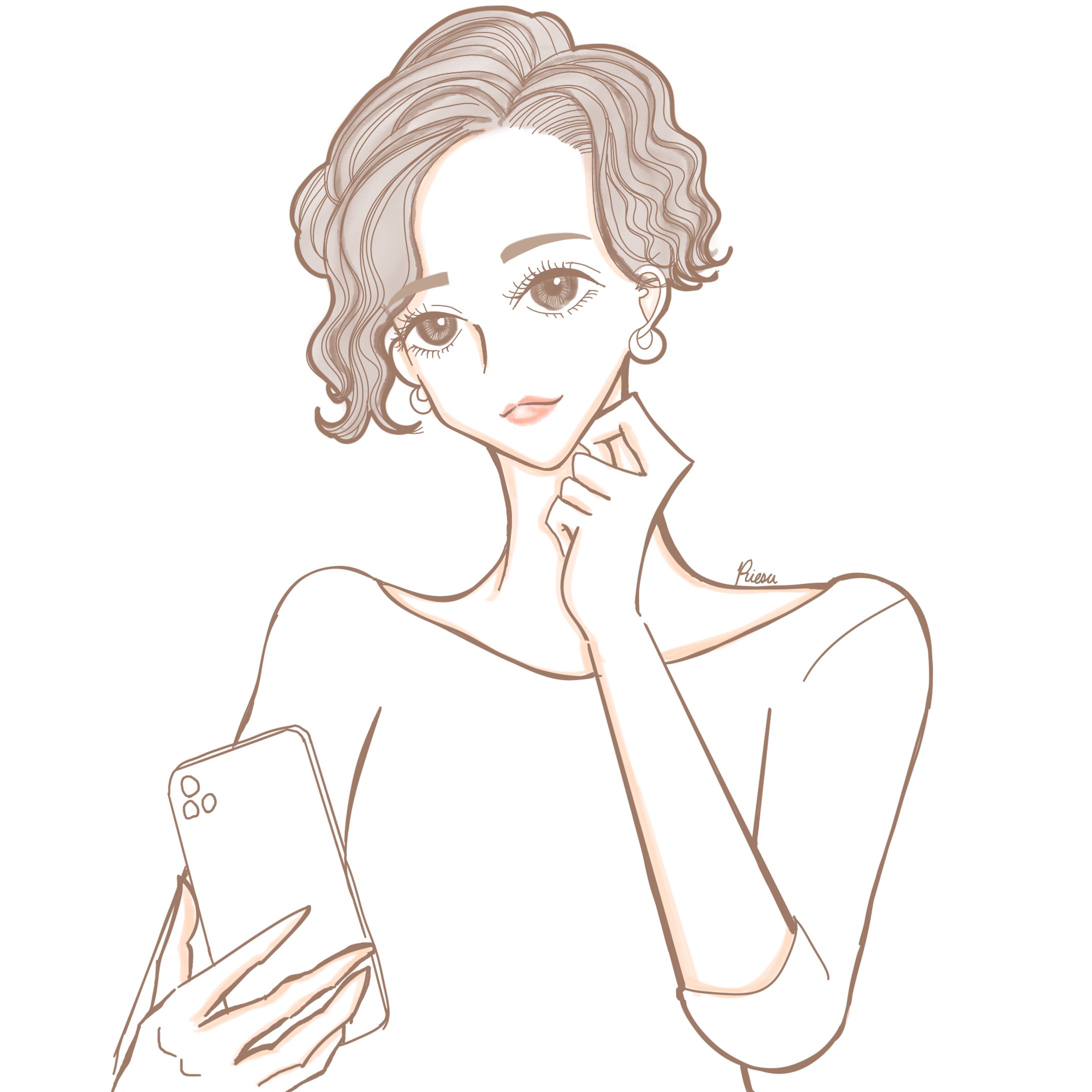 キャリア女性向けイラスト-1