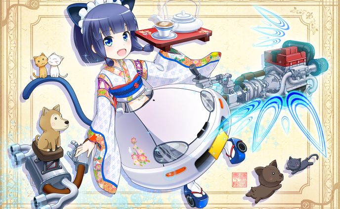スズキ・カプチーノ擬人化イラスト
