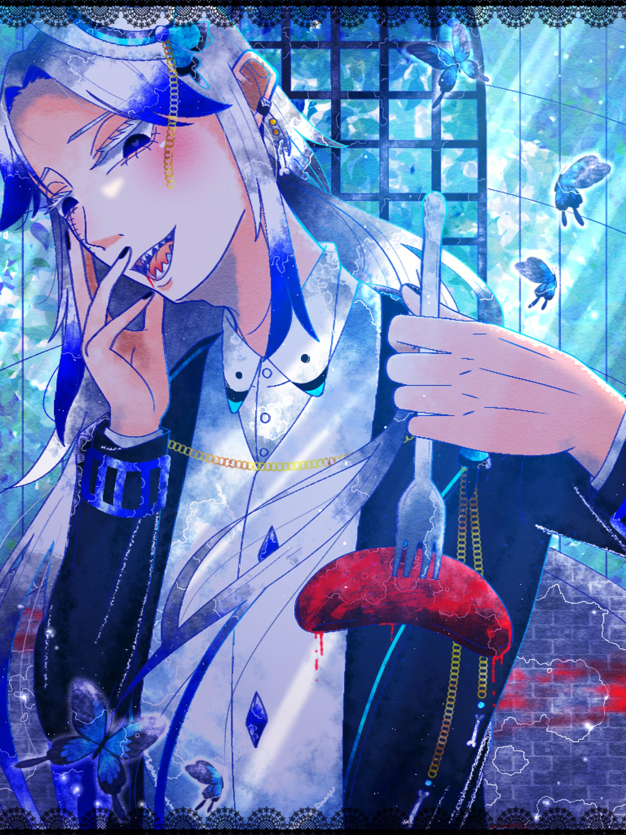 庭園で食らう-1