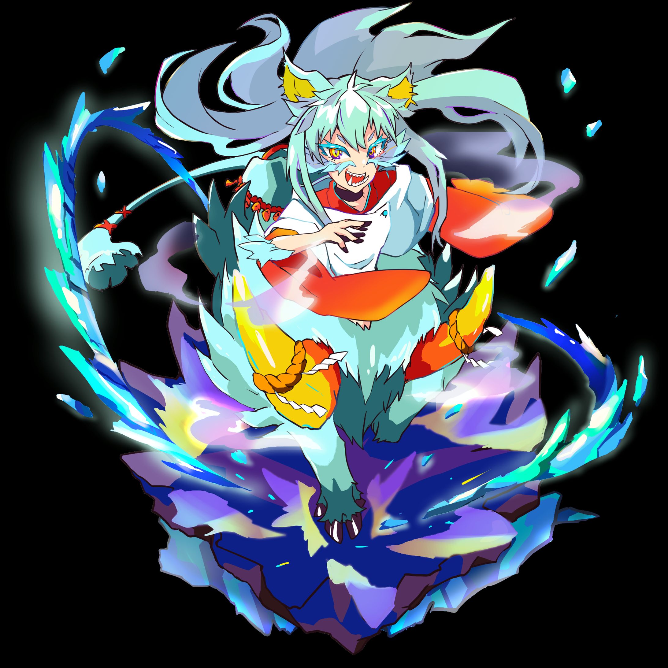 【企画参加イラスト】伊吹山の神-1