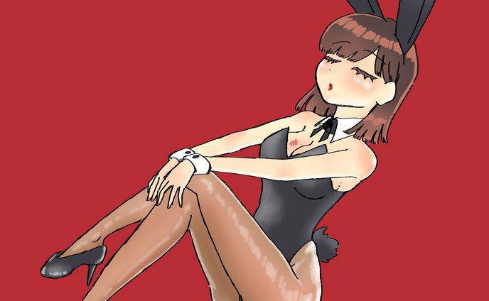 バニー衣装のフリスク
