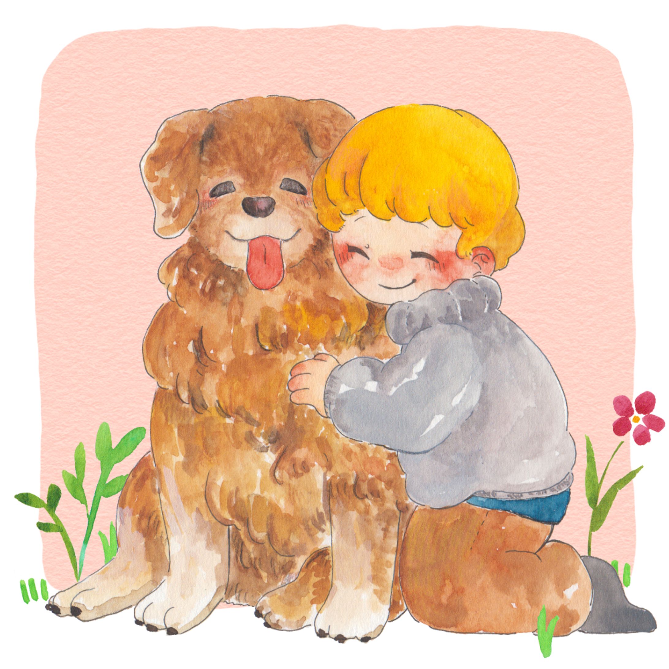 犬と少年-1