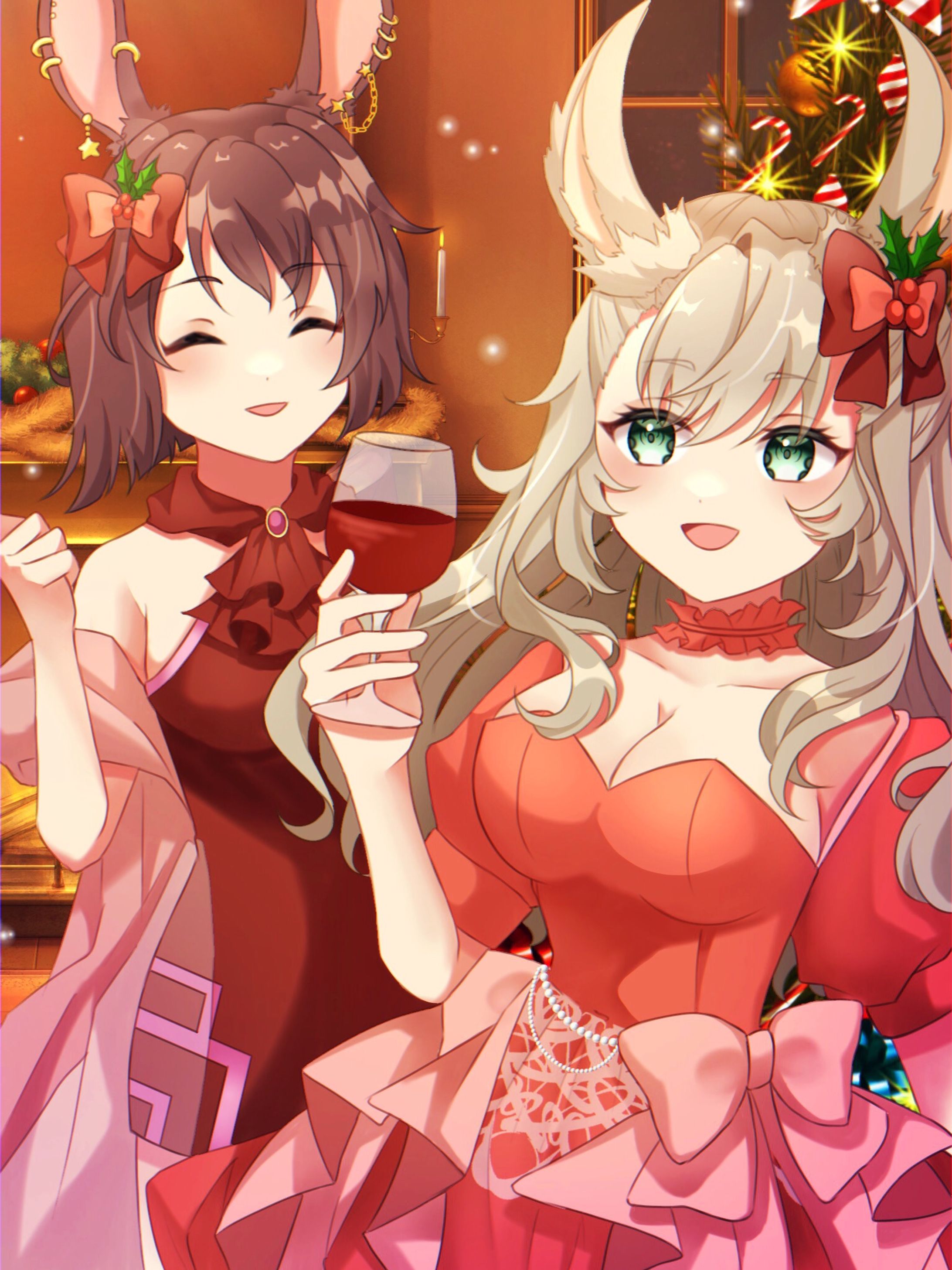victoria様 Juuni様 クリスマスイラスト-1