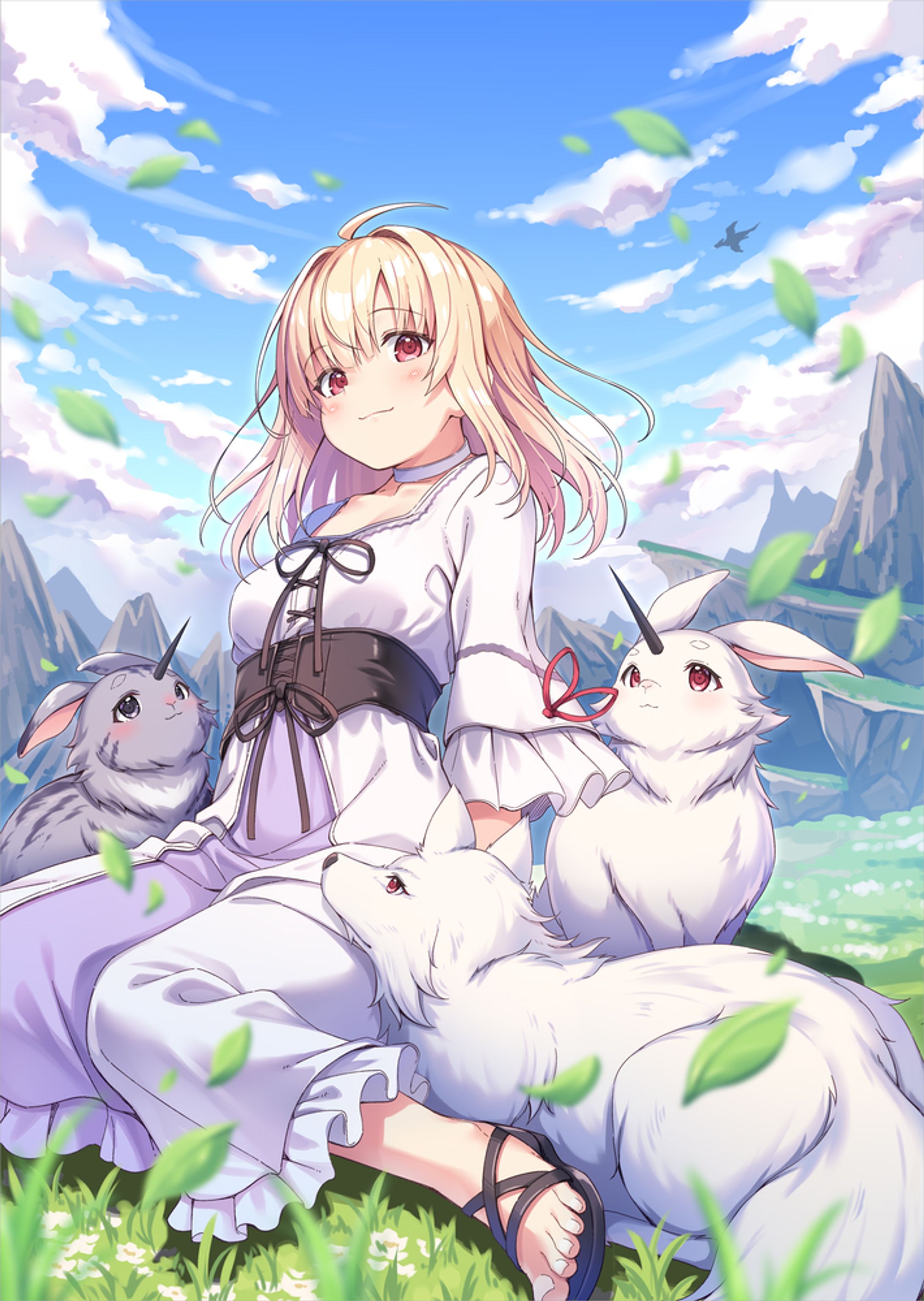 角うさぎなのですよ！～最弱魔物から神獣目指して生き抜くのです！～-1