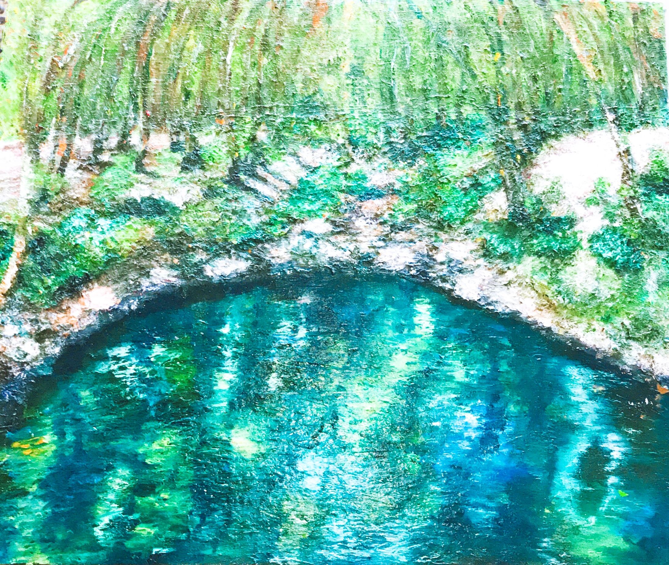 ❀油絵 森林-1