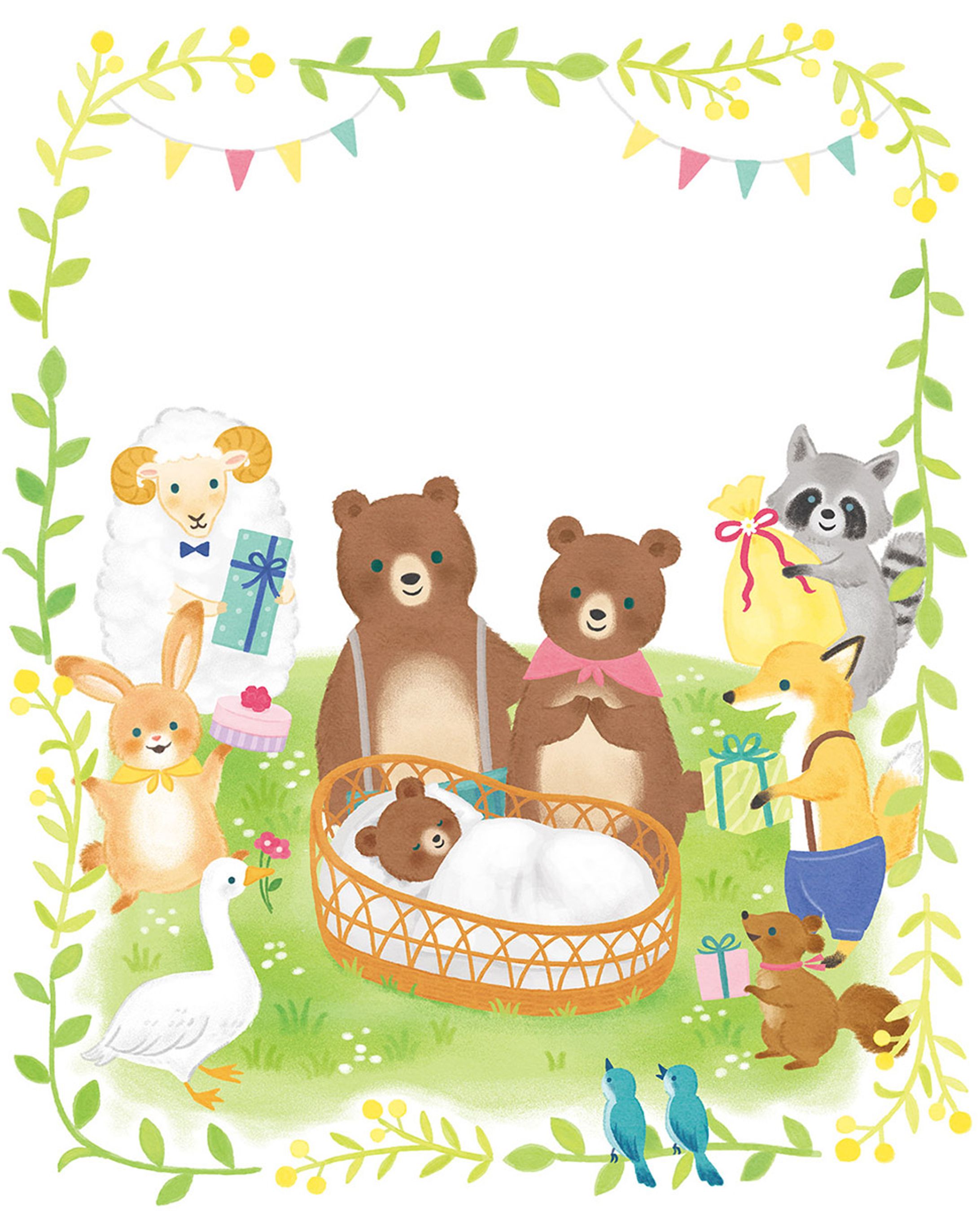 babyco「出産内祝いBOOK」カタログイラスト-1