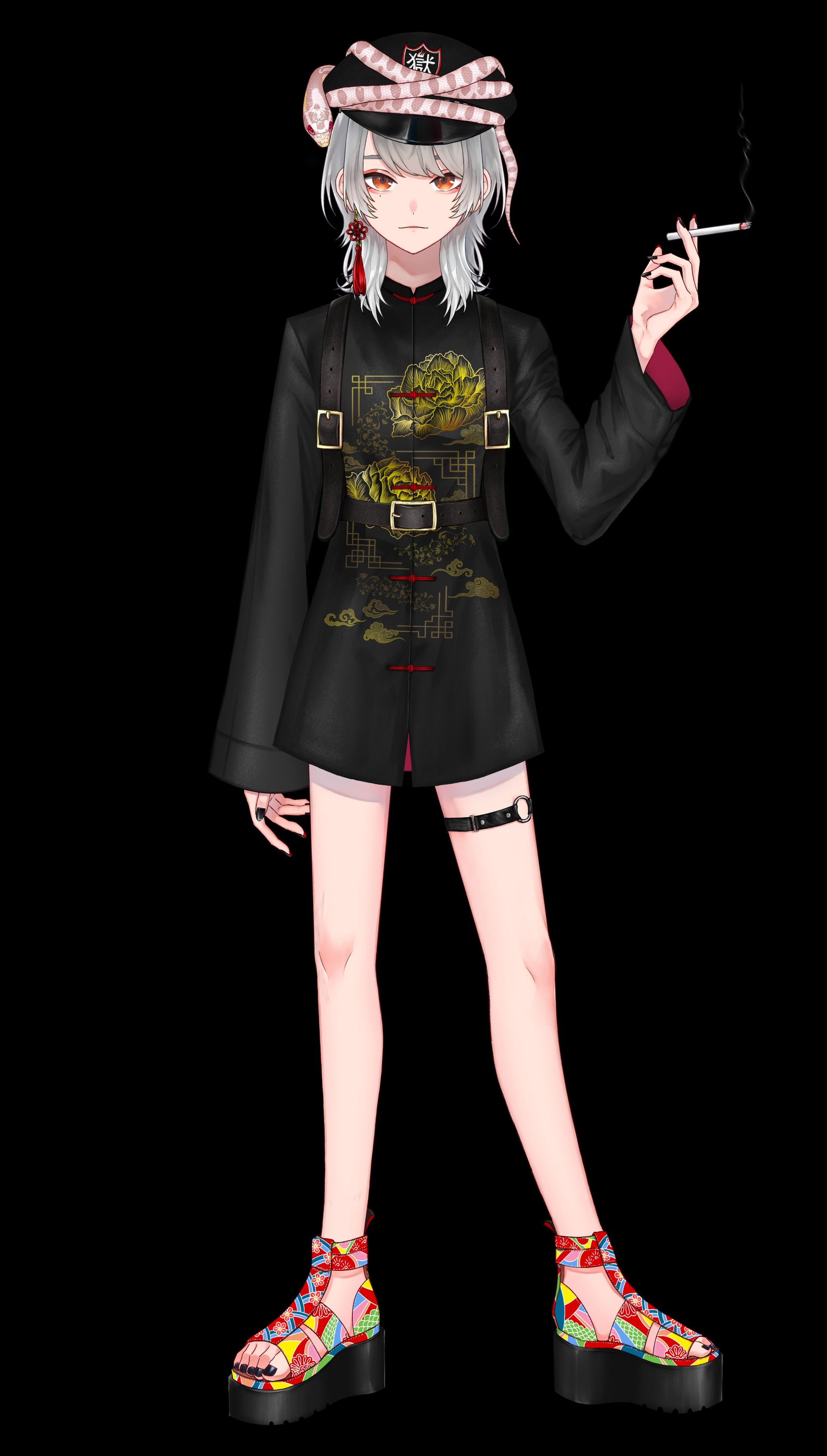 Vtuber立ち絵/地獄ちゃん様-1