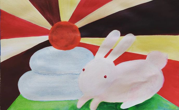 卯年
明けましておめでとうございます
今年もよろしくお願いいたします🎍

#art #artwork #illustration #illust #painting #color #tokyo #japan #artist #drawing #ドローイング #画家 #挿絵 #絵 #作品 #東京 #日本 #版画 #絵画 #イラスト #アーティスト #卯年 #新年 #newyear #happynewyear #rabbit #2023
