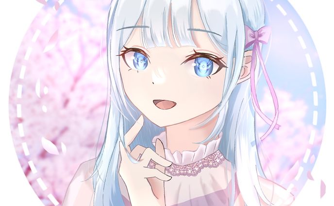 2021 女性アイコンイラストサンプル