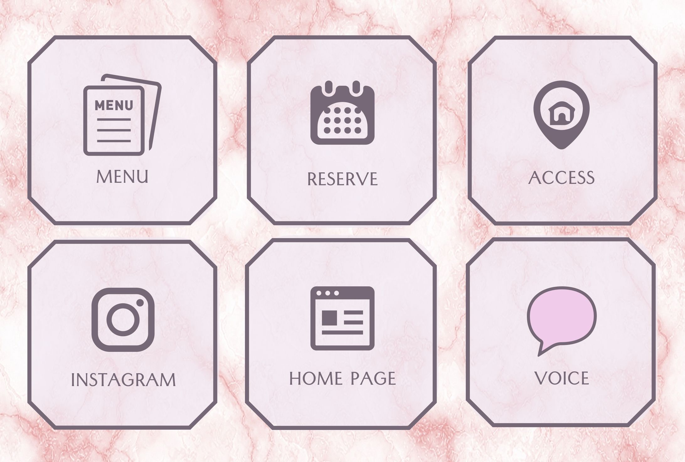 ネイルサロン　LINEリッチメニュー-1