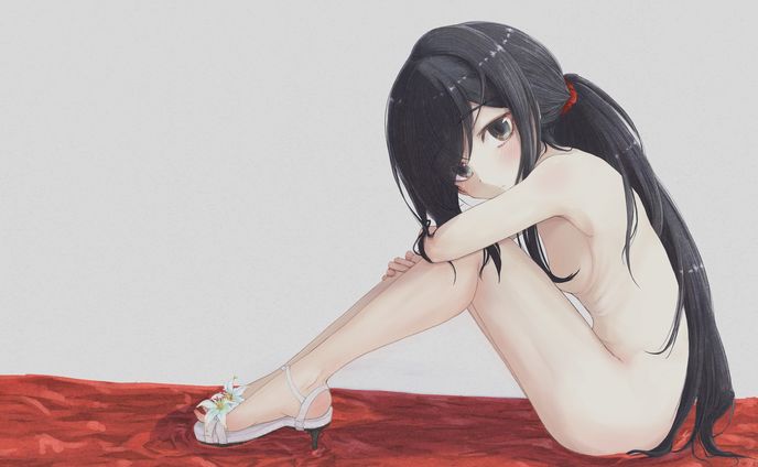 ふたなり妹ちゃんの体育座り