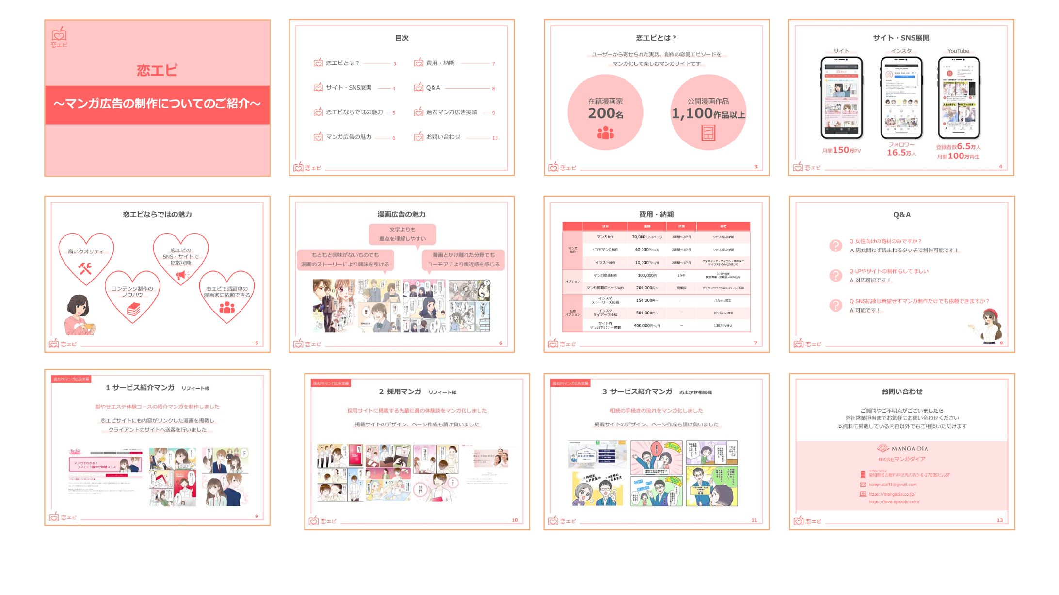 マンガ広告営業資料　PowerPoint-1