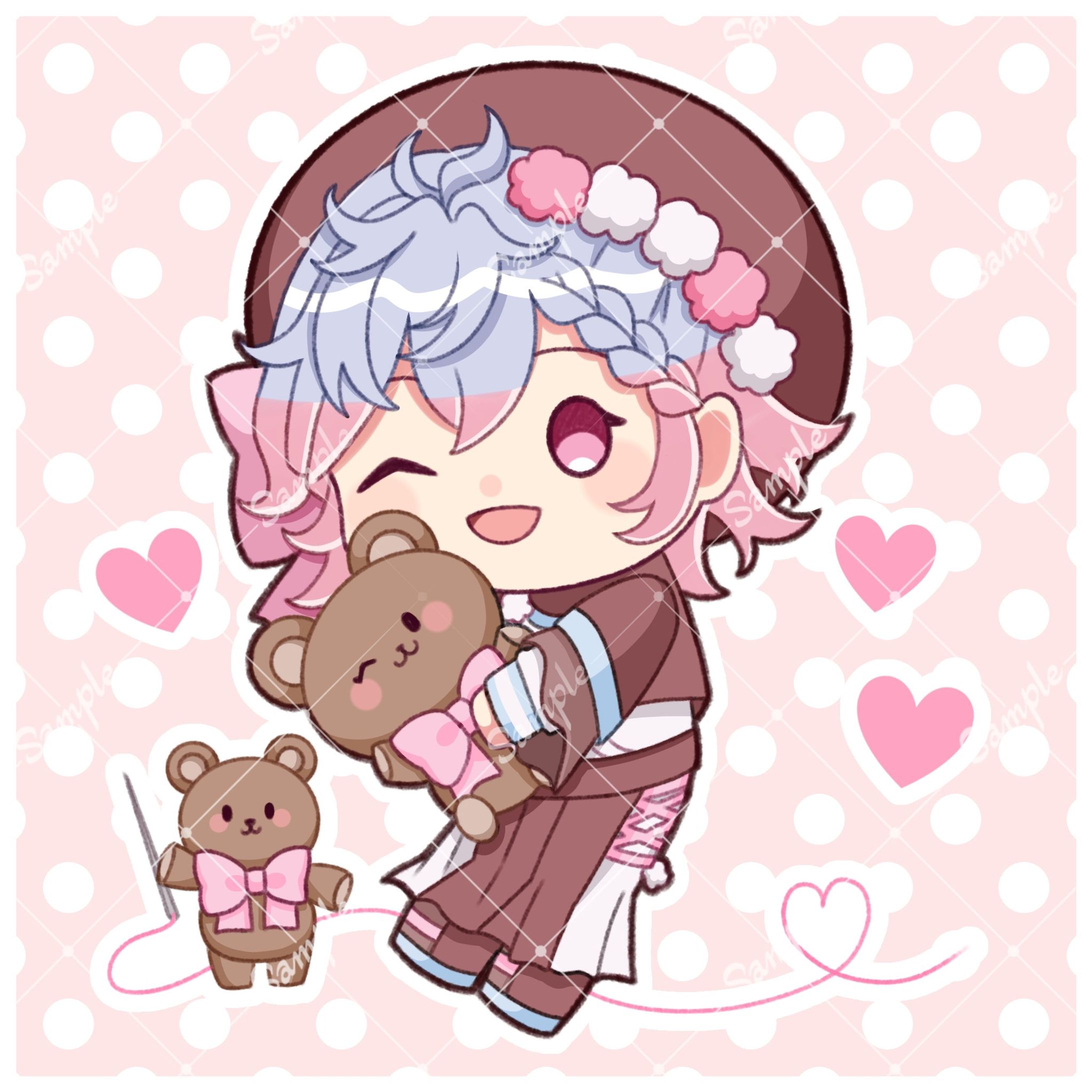 はうり様 新衣装 SDイラスト-1