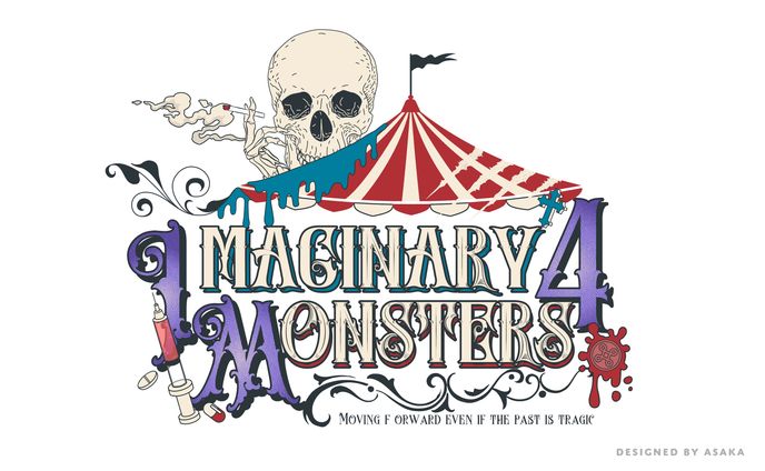Imaginary⌘Monsters4さん 朝Ver.ロゴ(Vtuberグループ)