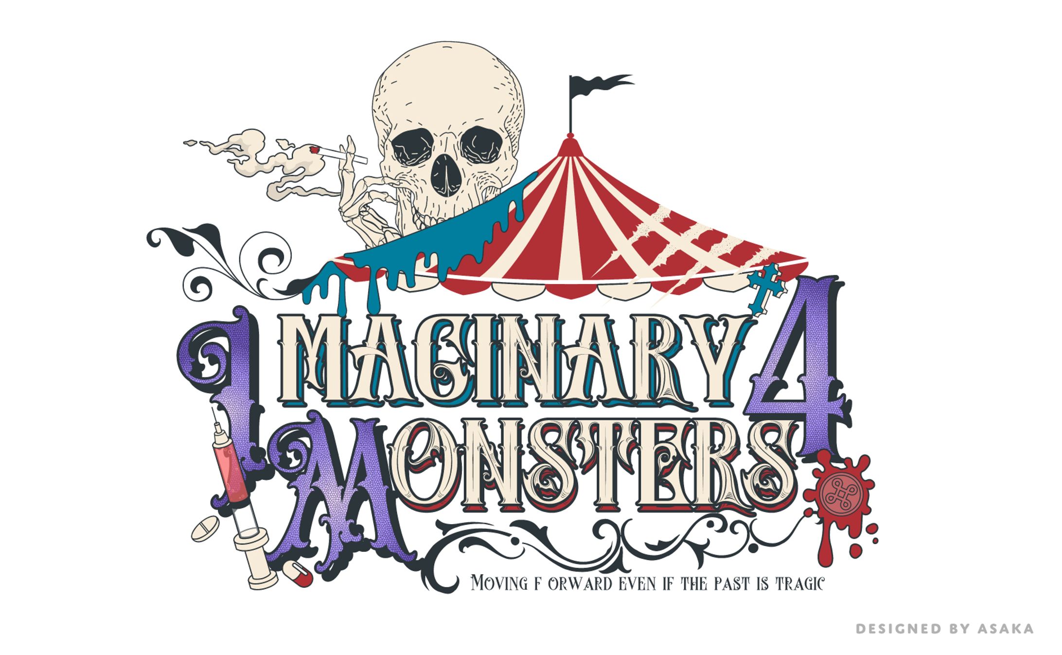 Imaginary⌘Monsters4さん 朝Ver.ロゴ(Vtuberグループ)-1
