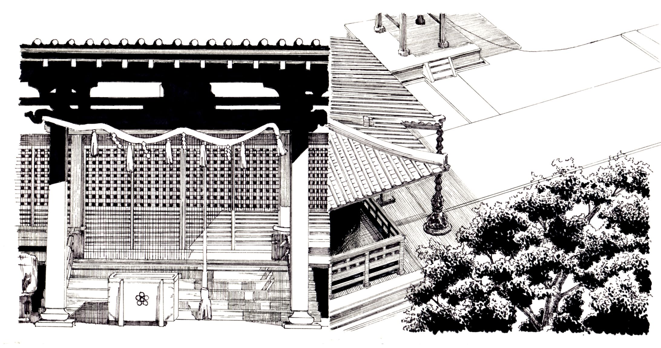 アナログ背景線画-1