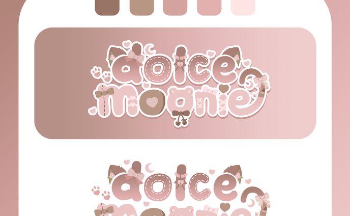 Logo | dolce moonie