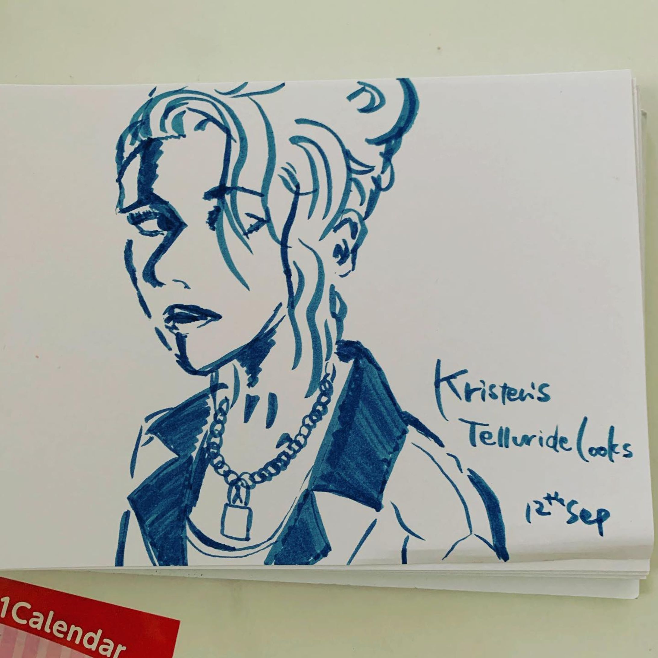 Today's drawing

A sofisticated actor Kristen Stuart but it's difficult to express on a notebook
Try again-1