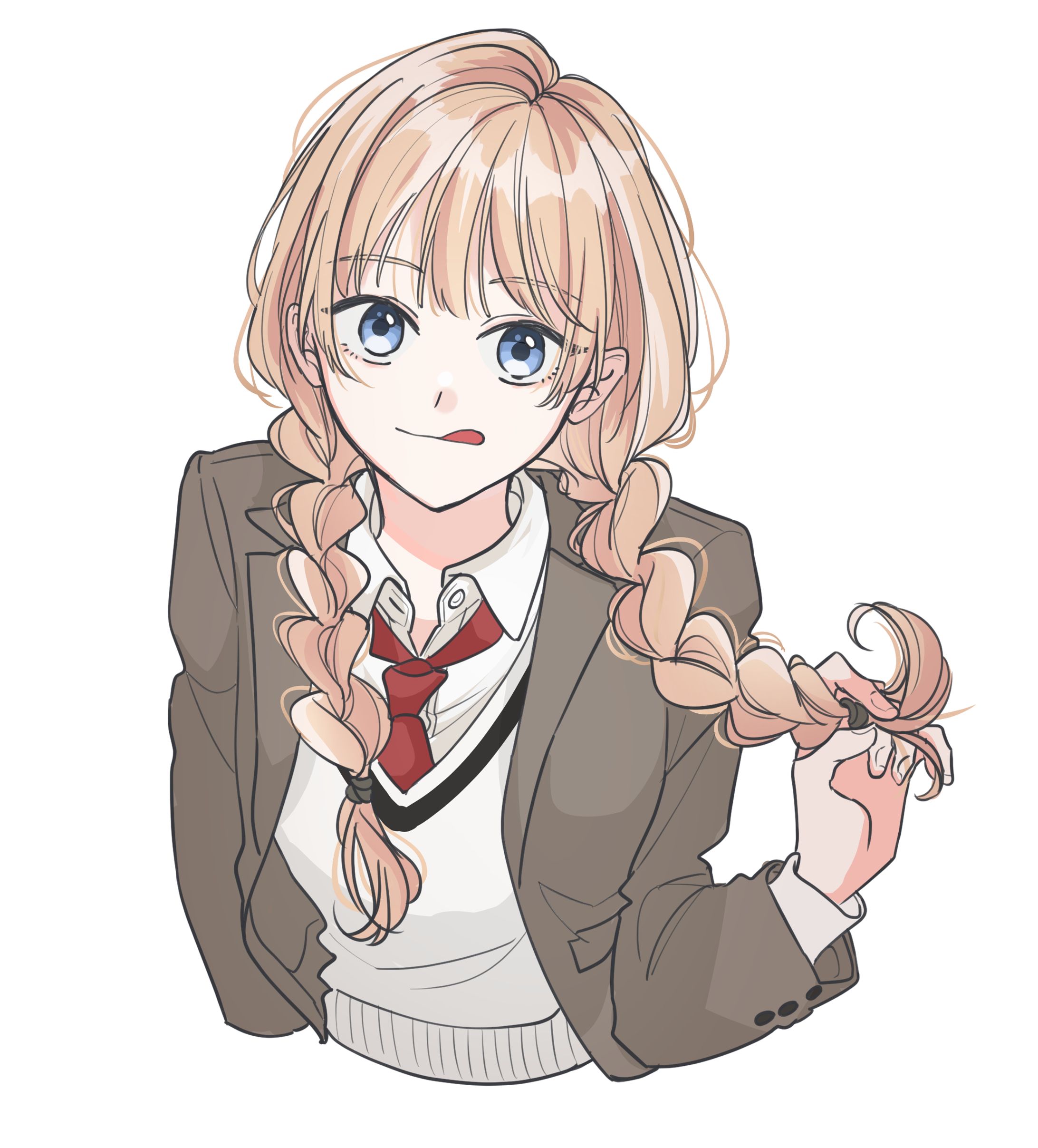 茶髪の女の子-1