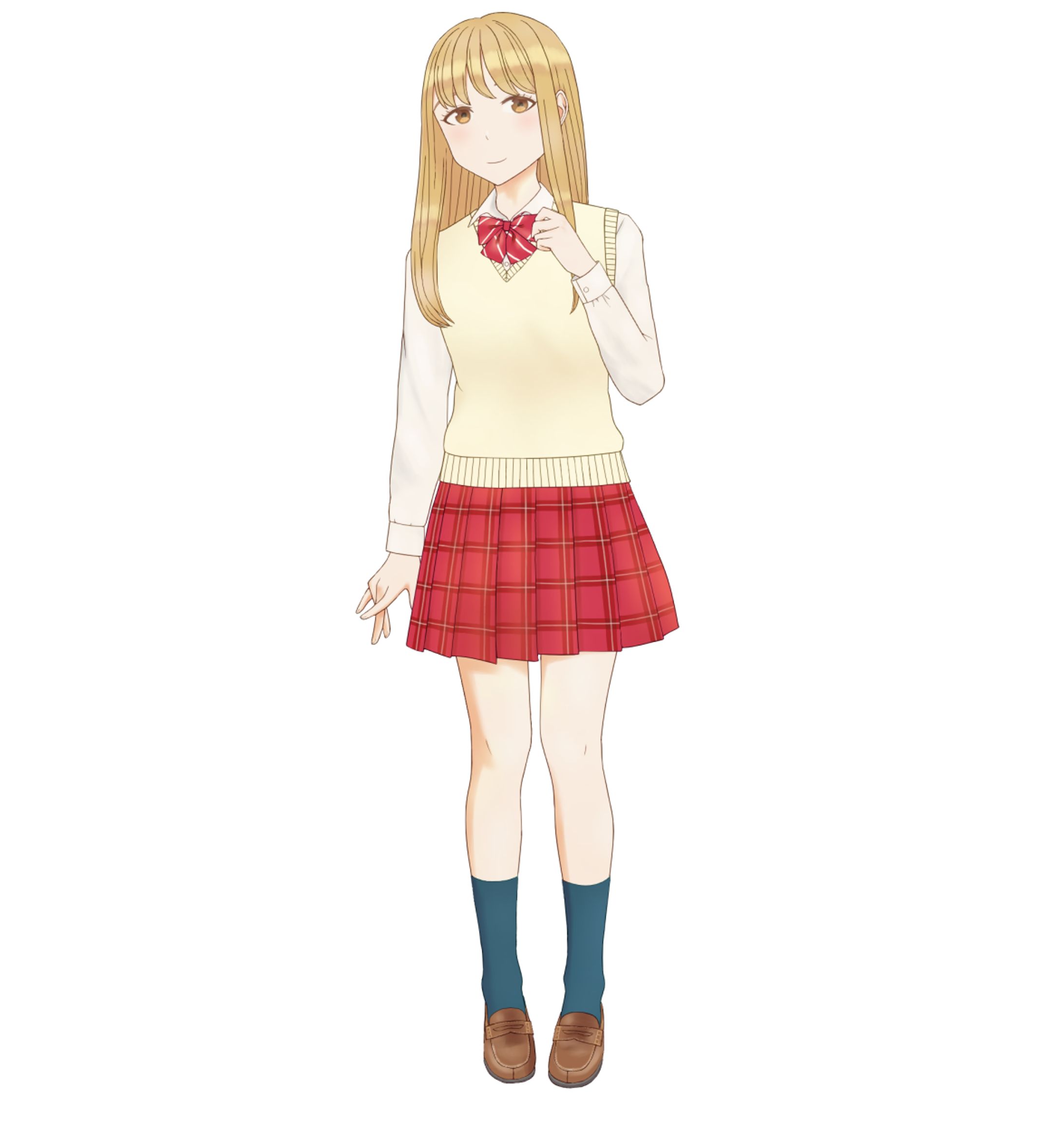 女子高生全身絵-1