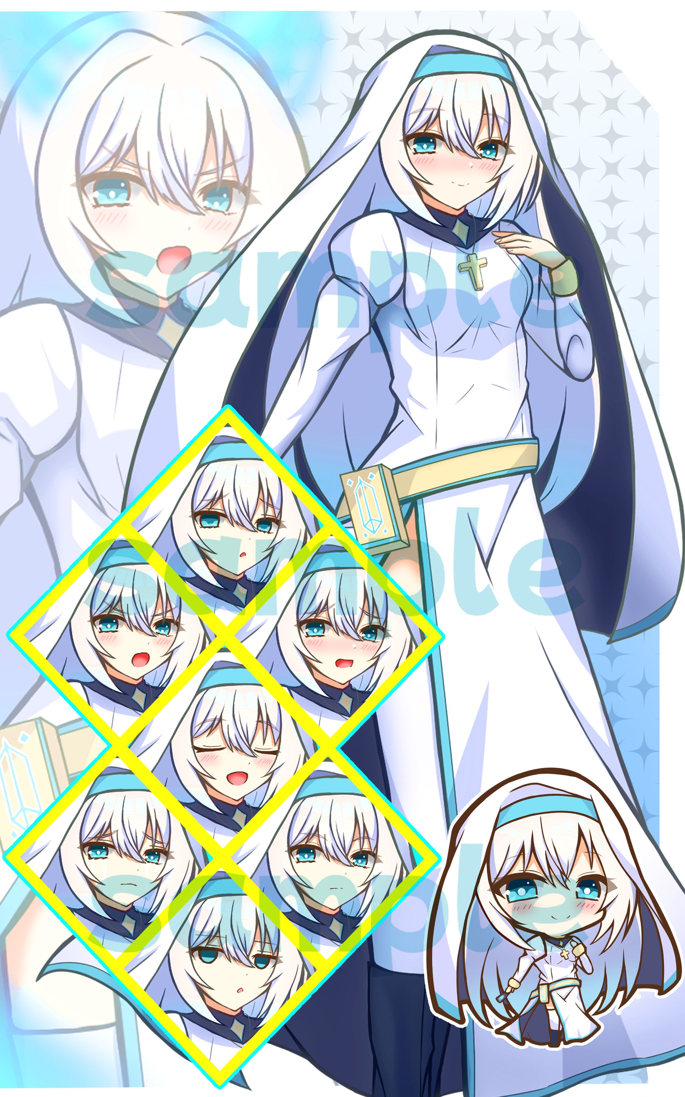 ウォーカー様　TRPGキャラデザ　立ち絵　SD　差分複数-1