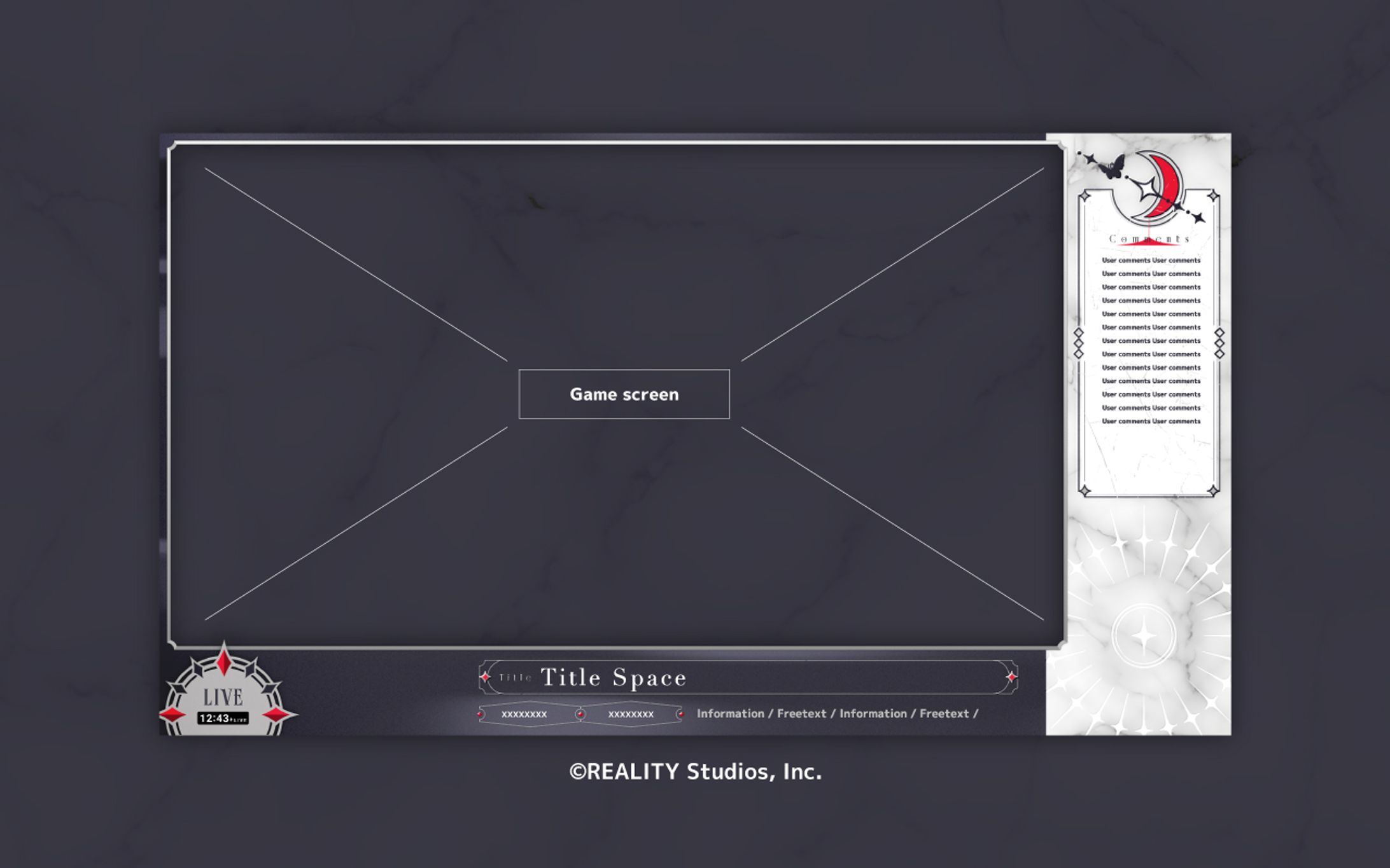 FIRST STAGE PRODUCTION EN #Avallum 所属Lucien Lunaris 様のゲーム用配信画面-1