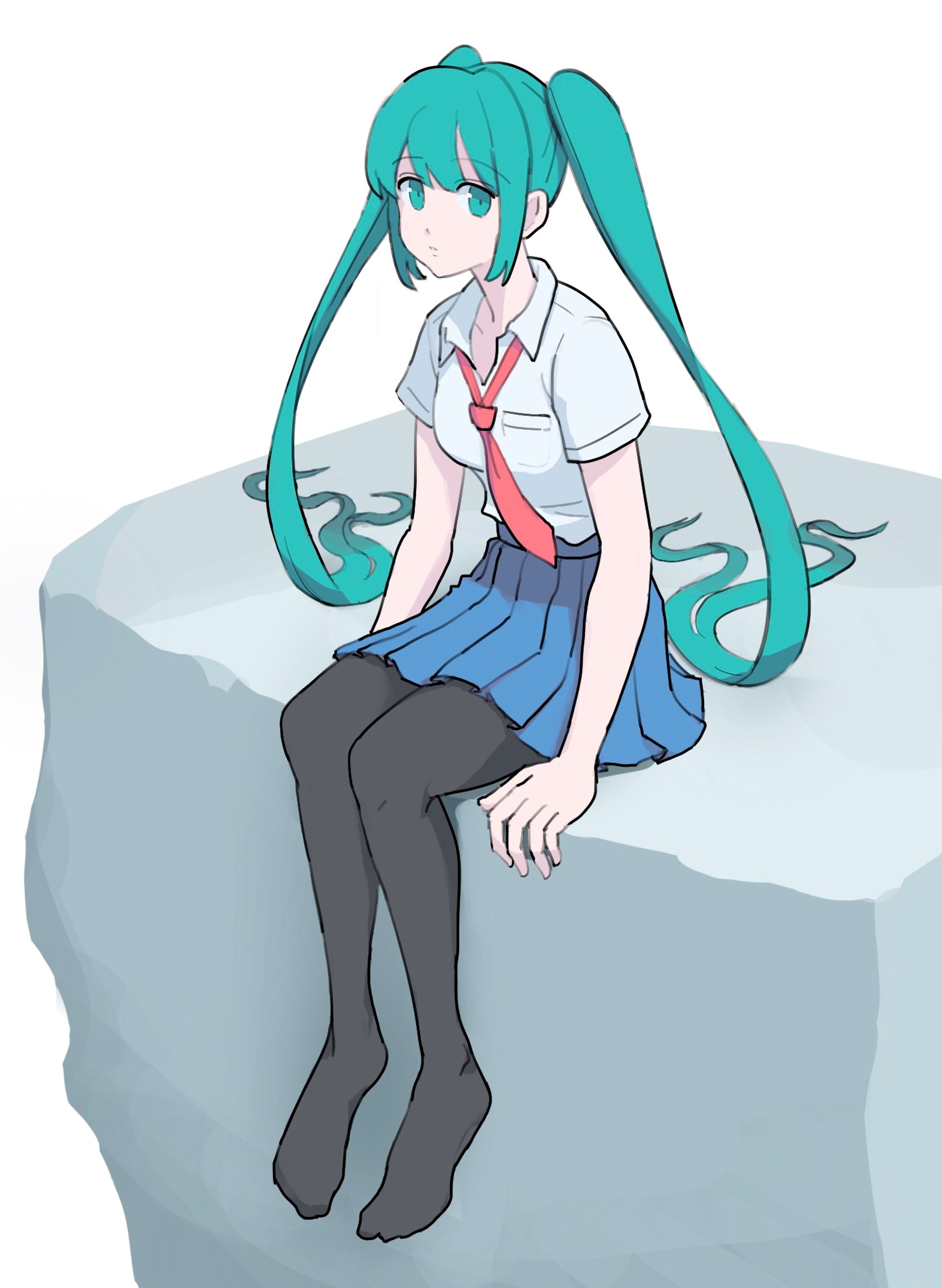 ツインテールの少女-1
