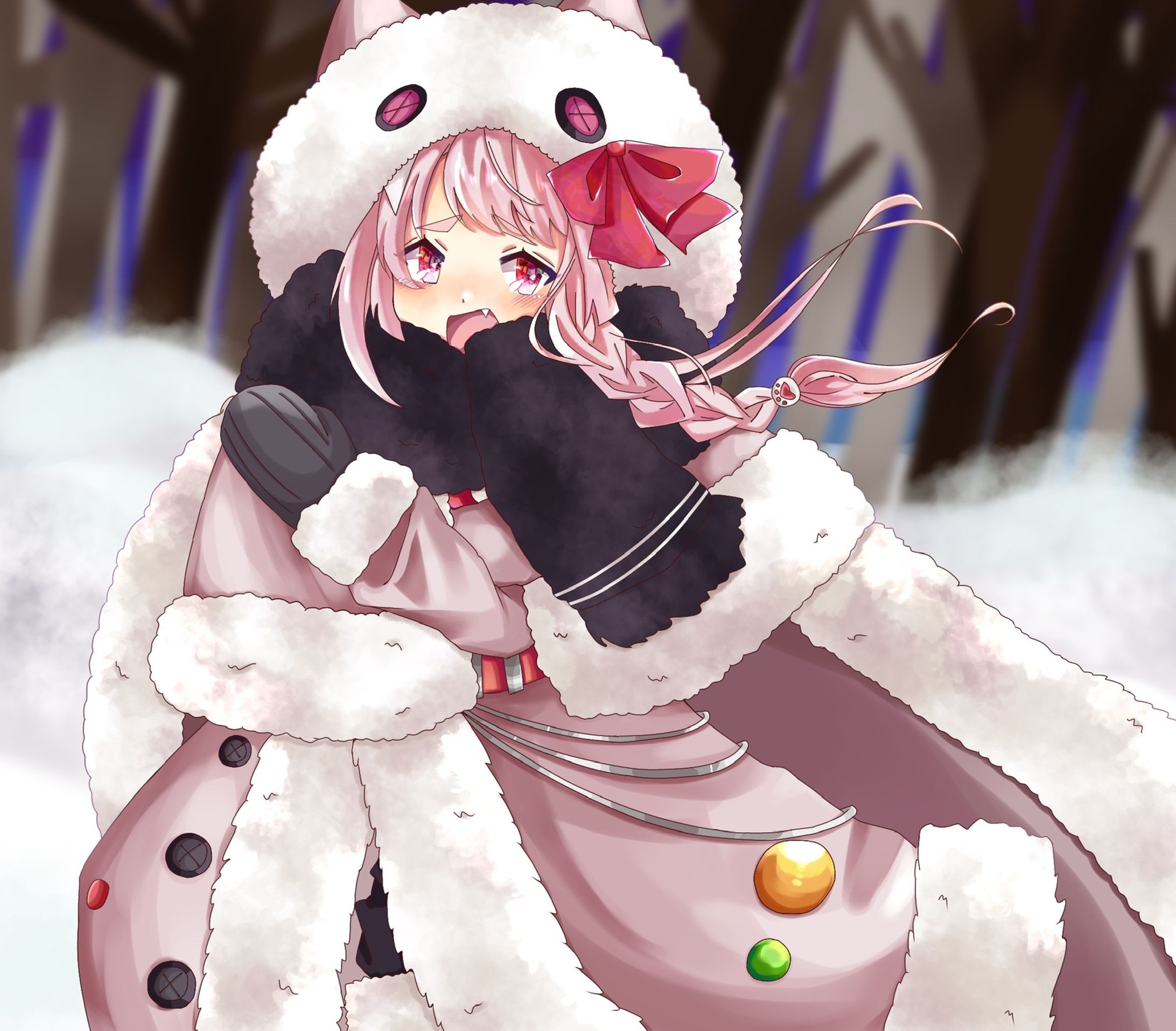 【有償依頼絵】極寒の雪原-1