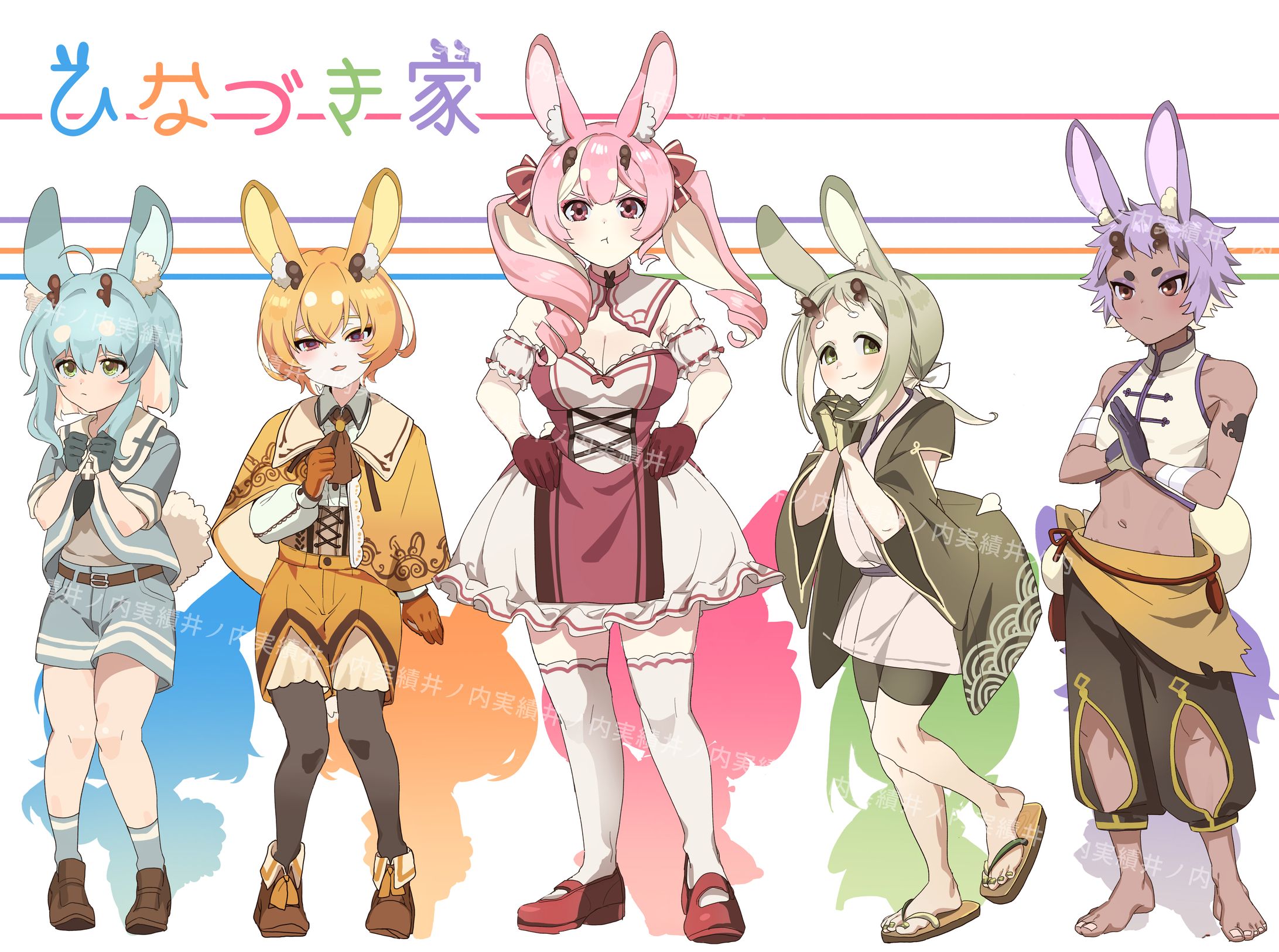 オリジナルキャラクター　キービジュアル＆SDイラスト-1