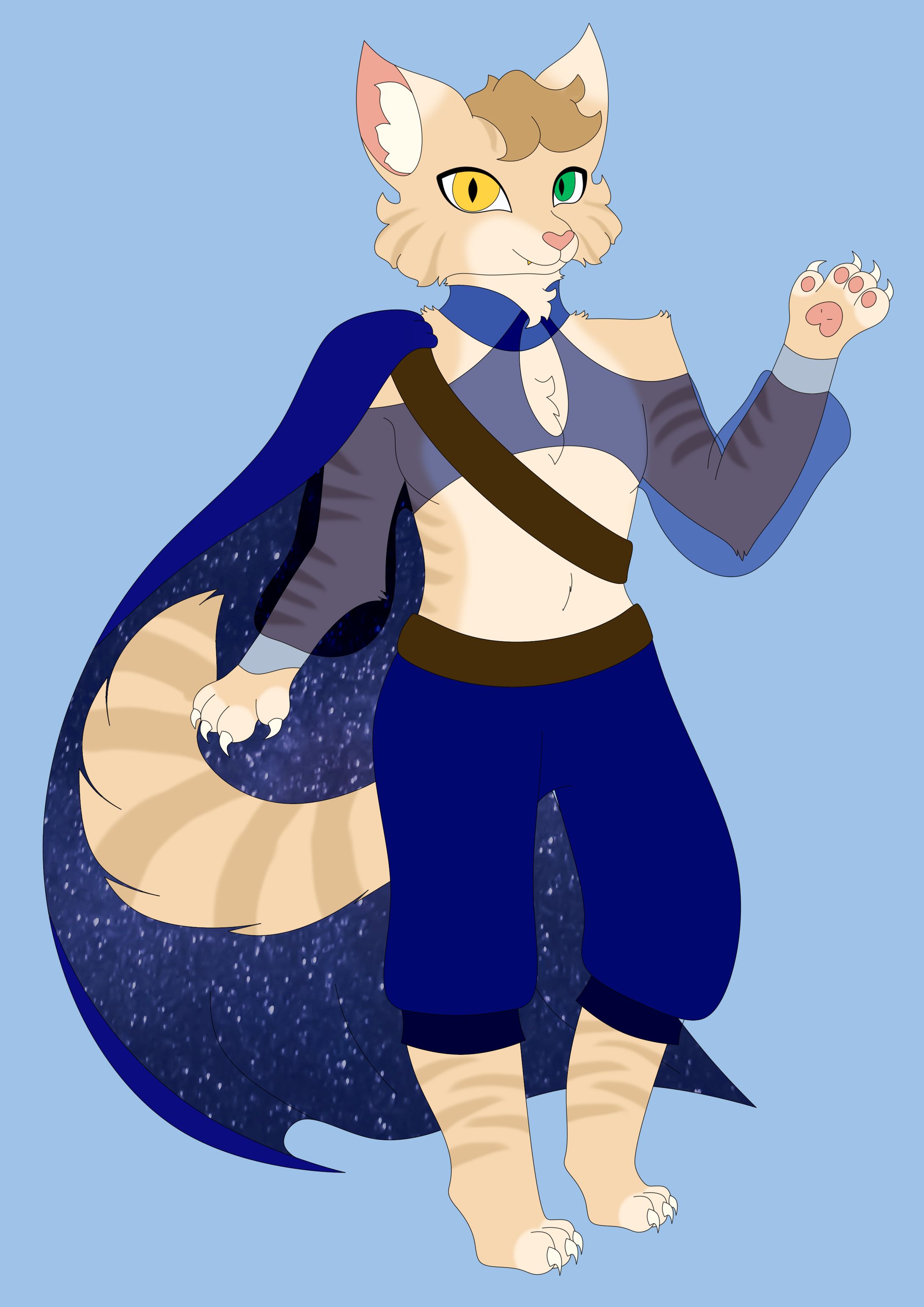 Golden Fang - Tabaxi D&D Character-1
