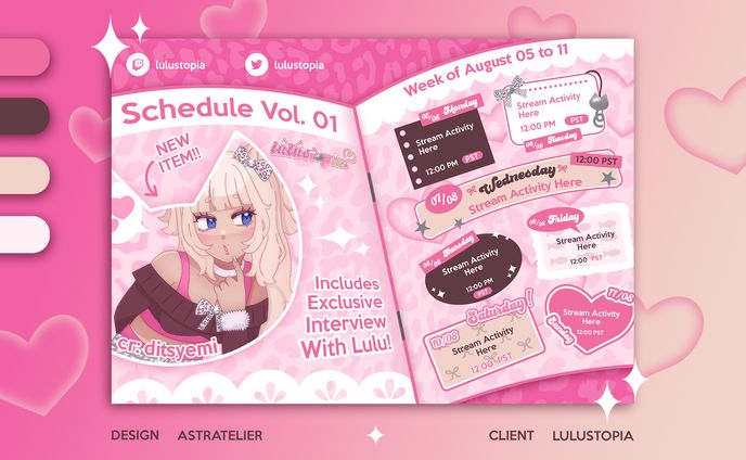 Schedule | lulustopia